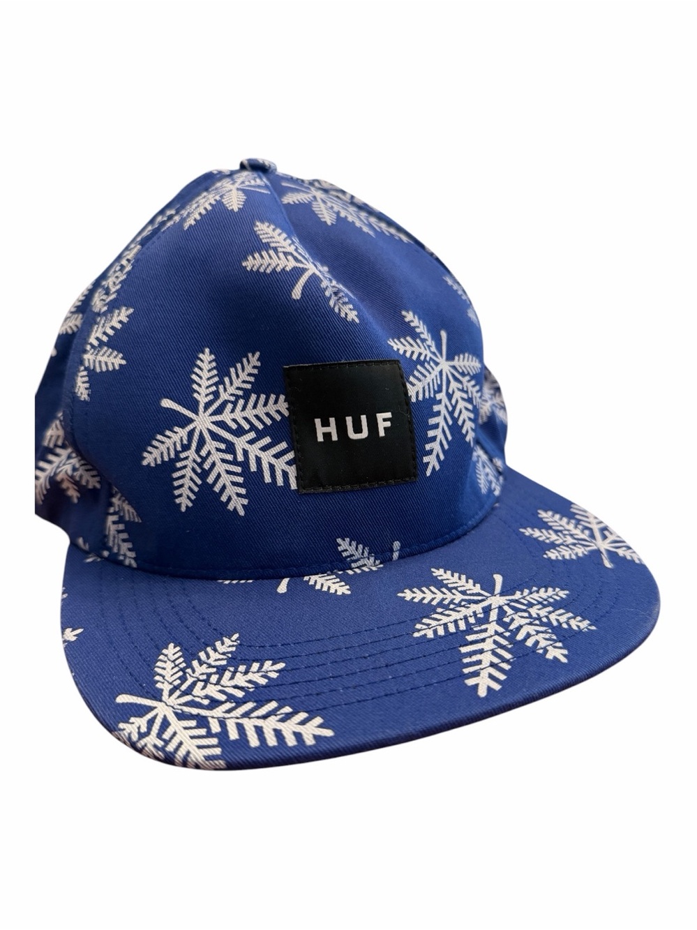 HUF SNOWLIFE VOLLEY Royal Blue White 5 Panel Adjustable Men’s Cap
